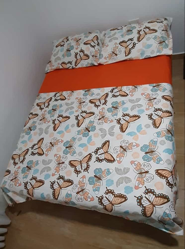 Juego De Sábanas Para Cama Sencilla Semidoble O Doble