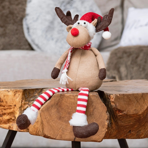 Adorno Muñeco Navideño Navidad Reno Vianney