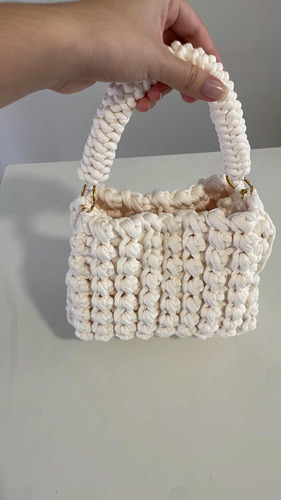 Bolsa De Crochê Luxo