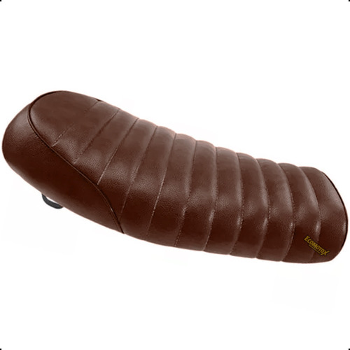 Asiento Cafe Racer Universal Marron 58cm X 27cm