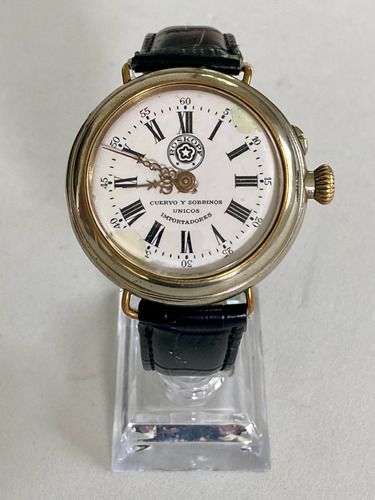 Reloj Antigua De Los 30s Cuervo Y Sobrinos Roskopf Jumbo