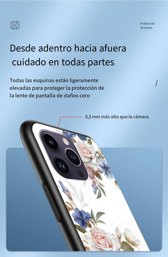 Funda De Silicona Para Huawei Serie Y7: Anillo, Silicona Líquida, Flor, A Prueba De Golpes