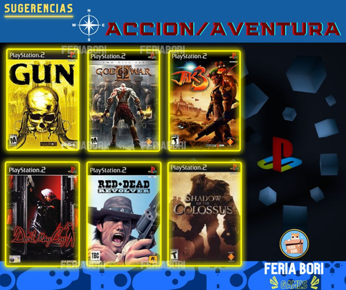 Juegos Ps2 A Pedido, Todos Los Títulos! Pack X 5 Unidades