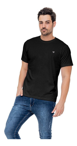 5 Camiseta Masculina Camisas Slim Voker 100% Algodão Atacado