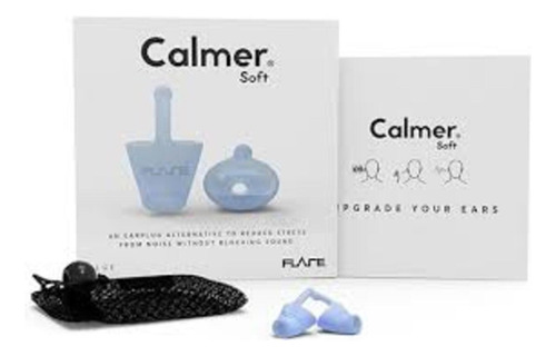 Flare Calmer Soft - Atenuadores De Sonido Ultra Cómodos Color Celeste Estándar