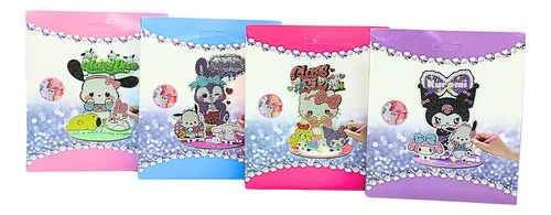 12pzs Pintura Diamante 5d Al Azar Hello Kitty Diy Diamond