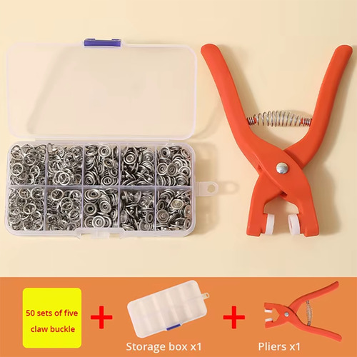 Kit De Botones A Presión Con Alicates De Presión Manuales, 5