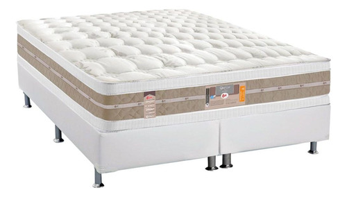 Cama Box Queen: Colchão Molas Ensacadas Castor Pocket Silve