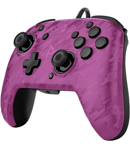 Control Pro Alámbrico Morado Camuflaje Sw 3.5 (d3 Gamers)