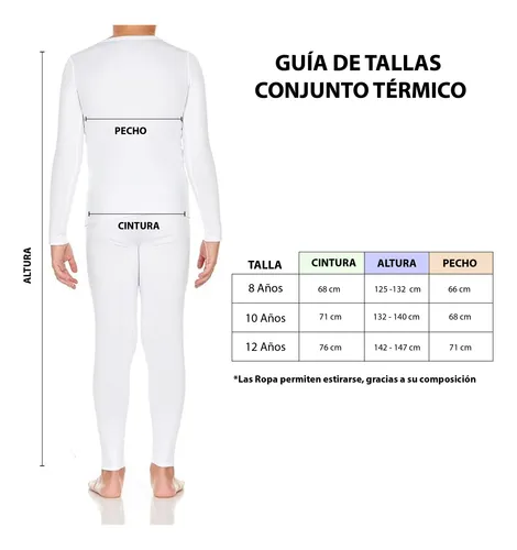 Ropa interior termica niña hotsell