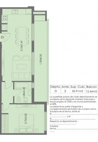 Imagen 2 de 10 de Ituzaingó Centro Lado Sur Depto. 2 Ambientes 6ºd 64 Mts Oportunidad De Contado En Pozo