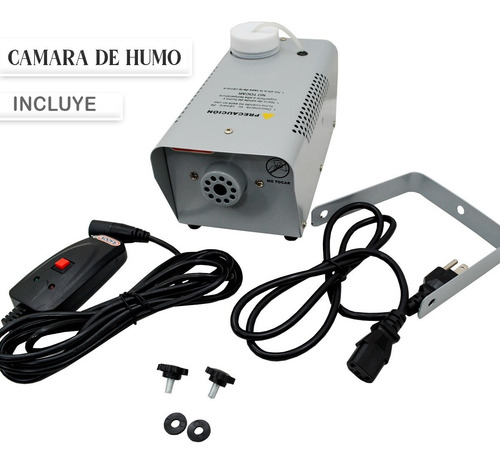 Imagen 3 de 10 de Cámara De Humo Maquina De Niebla 400w Radox Con Control Alam