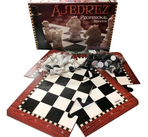 5 Juegos Ajedrez Profesional Fichas Y Tablero Grande Stawton