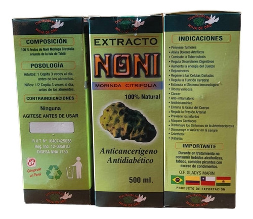 Noni Extracto 500ml.