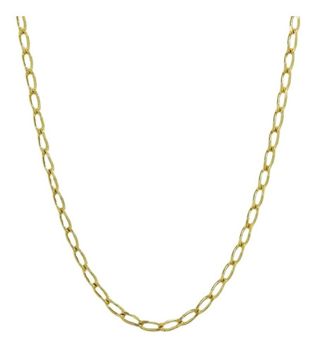 Cadena Oro Amarillo 14k Bebe Tejido Figaro Largo 35cm