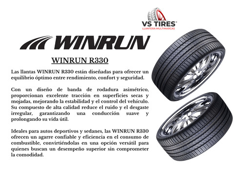Llanta 295/35zr21 107w Xl Winrun R330 Auto Pasajero
