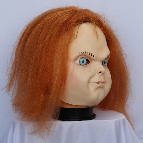 Halloween Con Máscara De Látex Chucky Hair Movie Cosplay