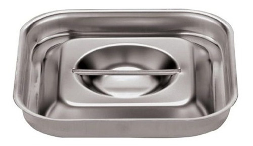 Paderno World Cuisine Tapa Cuadrada De Acero Inoxidable De 6