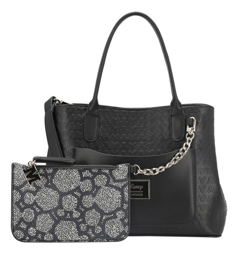 Bolsa Satchel Para Mujer W Capsule Negro Hbstriker4cw