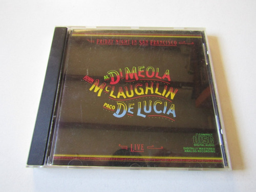 Meola-maclaughlin-de Lucia Live Columbia Usa 1981