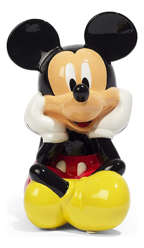 Disney Mickey Mouse Coin Banco De Cerámica