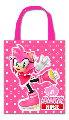 70 Dulceros Bolos Ecológicos Sonic Amy Rose Shadow Recuerdos