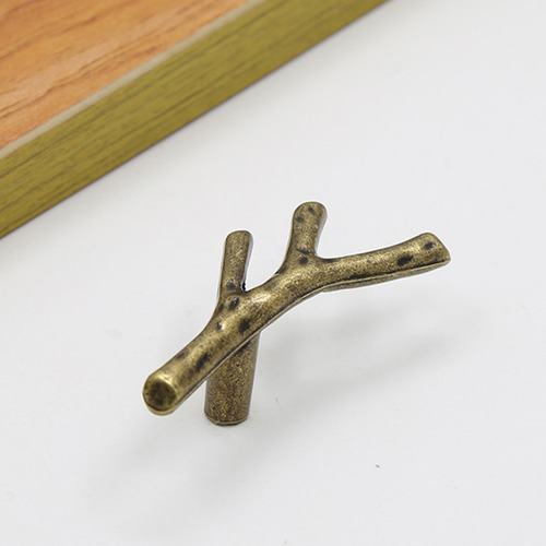 4 Piezas De Manijas En Forma De Rama, Pomos Decorativos Para