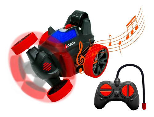 Auto A Radio Control Remoto Giro 360º Luz Parlante Musical