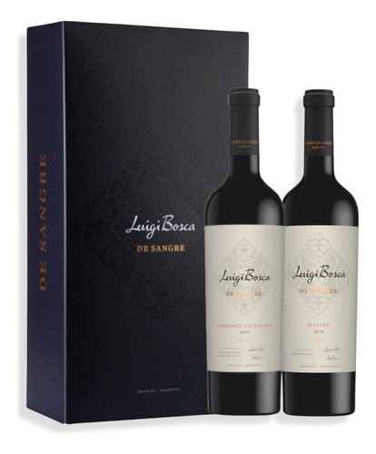 Vino Luigi Bosca De Sangre 1 Malb Y 1 Cab Sauv 750ml Estuche