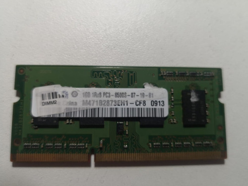 Memoria Sodimm 1gb Pc3-8500s 07-10-b1 Samsung