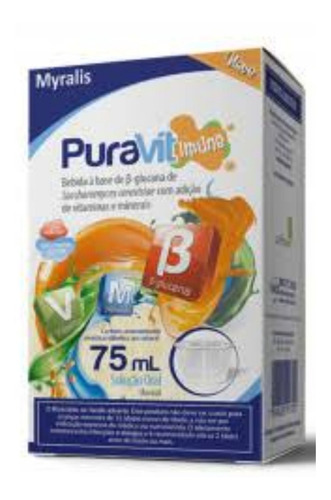 Puravit Imune Solução Oral Sabor Morango 75ml