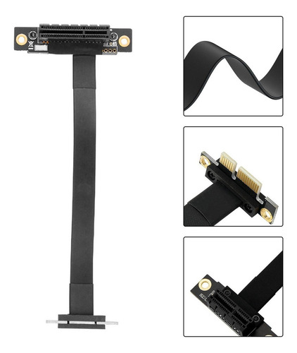 Conversor De Adaptador De Placa De Expansão Pcie X1 X4 15cm