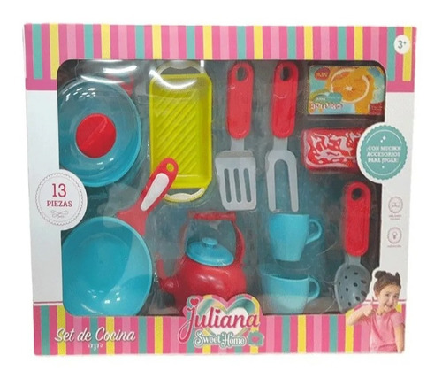 Juliana Set De Cocina Linea Sweet Home 13 Pzs En Micieloazul