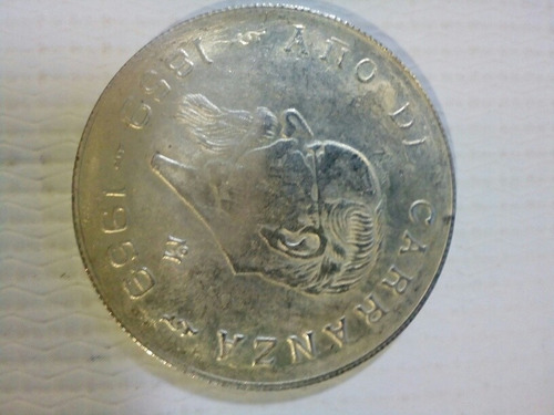 Moneda Antigua De 5 Pesos V. Carranza Replica