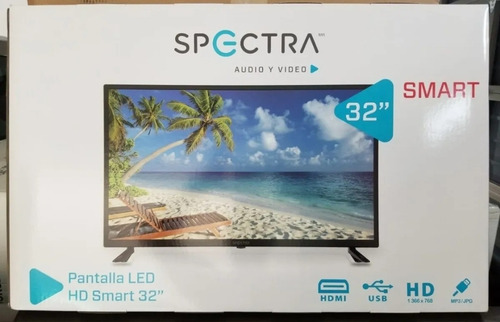 Pantalla Spectra Smart Tv Roku 32 Pulg. 32-rsp Led Hd
