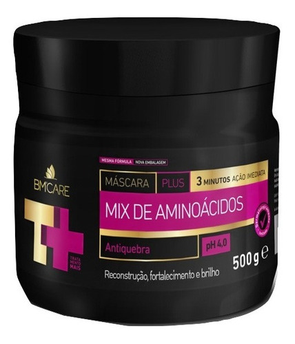 Mascara Mix Aminoacidos Barrominas Reconstrucao 500g 