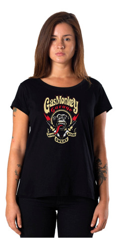 Remeras Mujer Gas Monkey Autos |de Hoy No Pasa| 5