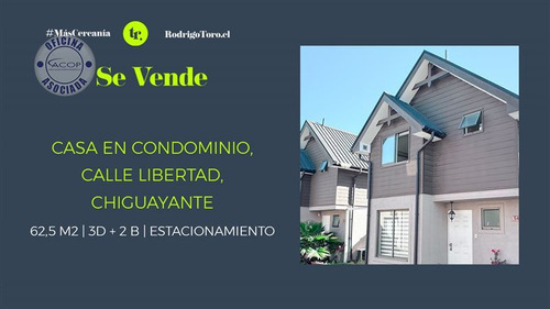 Casa En Venta En Condominio, 3d, 2b, 1e En Chiguayante