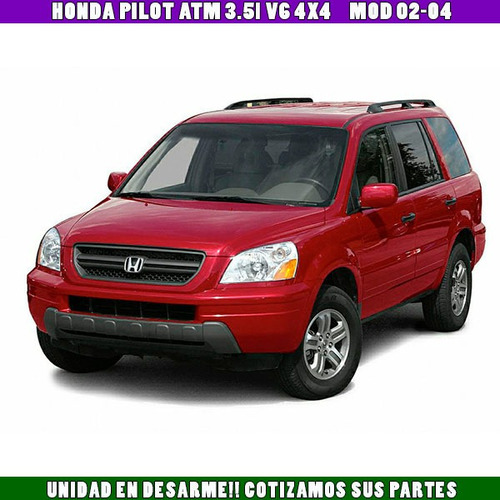Flecha Cardan L/ Diferencial Honda Pilot 3.5l 4x4 Mod 02-04 (Usado)