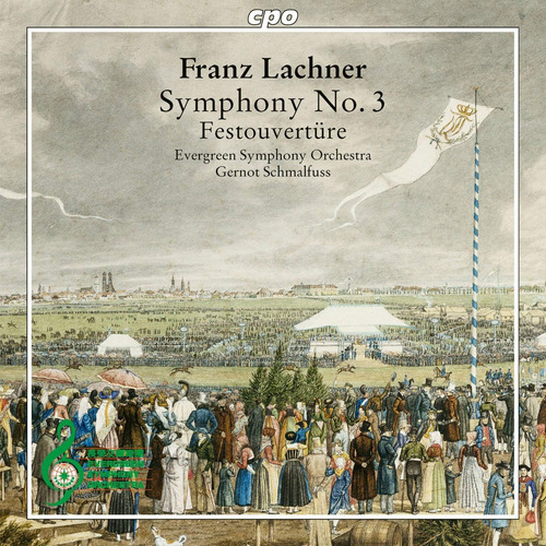 Cd: Lachner / Evergreen Symphony Orchestra Symphony 3 / Fest