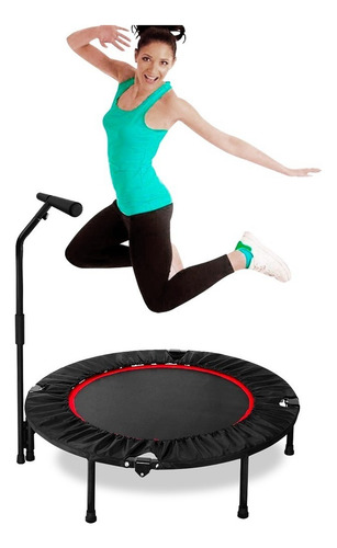 Trampolin Fitness 100cm Con Soporte Power Jump Ejercicios