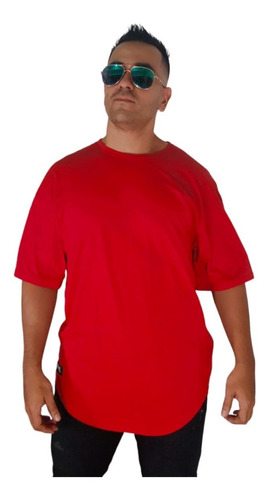 Camiseta Oversize Para Hombre Manga Caída
