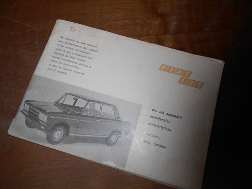 Manual Fiat 125 56 Paginas 