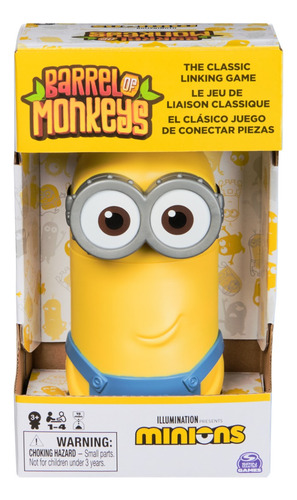 Barril De Monos Minions, Juego Para Toda La Familia