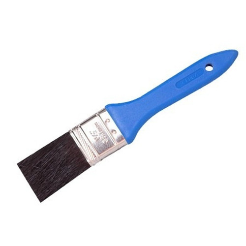 Brocha Mango Plastico Azul De 1  Md.1200 Cebra Por Docena  