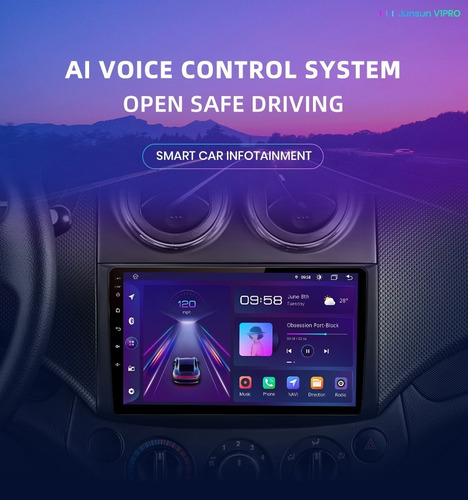 Radio Estéreo Android Auto 2din Pantalla Para Aveo 2006-2012