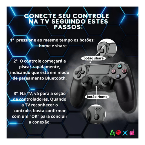 Controle Tv P/ Samsung Com Gaming Hub Xbox Game Pass Geforce