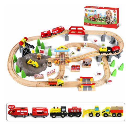 Pista De Tren De Sobremesa 78 Pcs