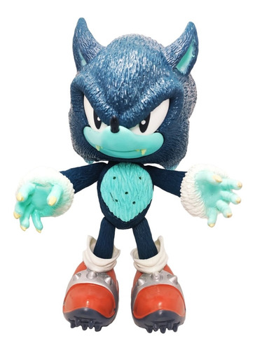 Figura Sonic Lobo Con Sonido Articulado Juguete Boom X 30cm