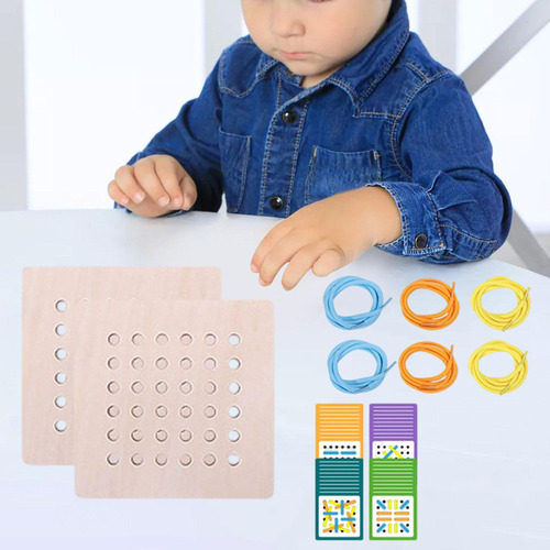 Juguetes Para Enhebrar, Juguete Con Forma De Encaje,